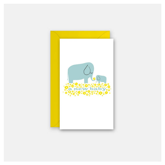 Rock Scissor Paper - Baby Elephant - Gift Enclosure Card