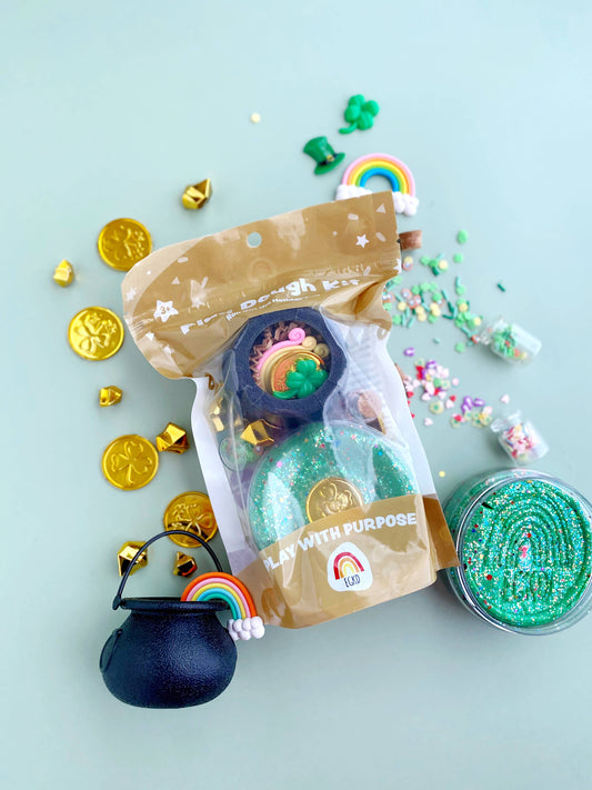 Earth Grown KidDoughs - St. Patrick's Leprechaun Trap KidDough Play Kit