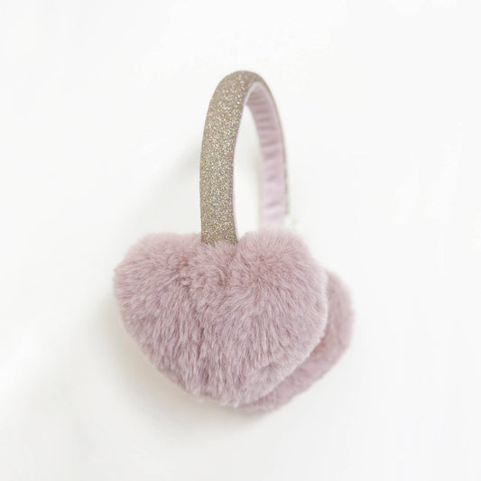 Rockahula Kids - Fluffy Love Heart Earmuffs