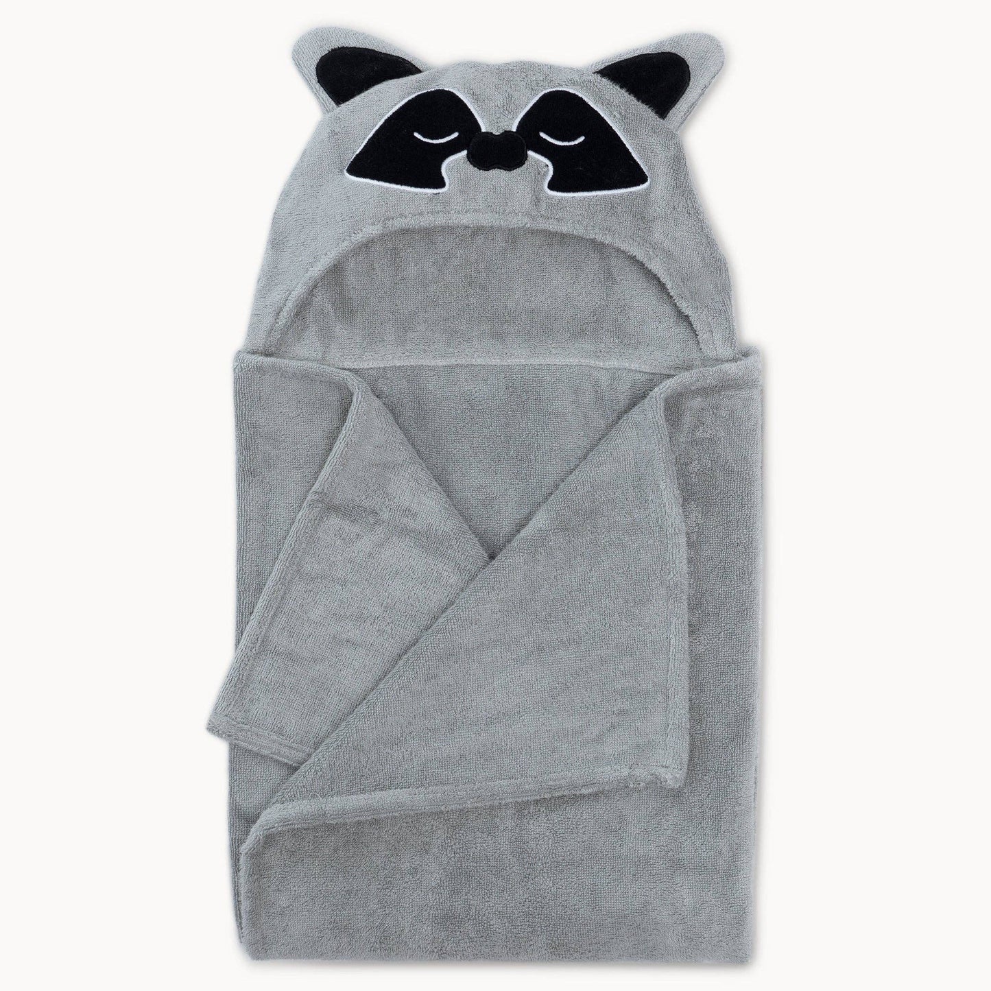 Natemia - Raccoon Bamboo Hooded Towel for Kids