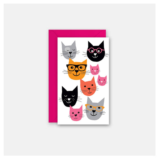 Rock Scissor Paper - Cat Friends - Gift Enclosure Card