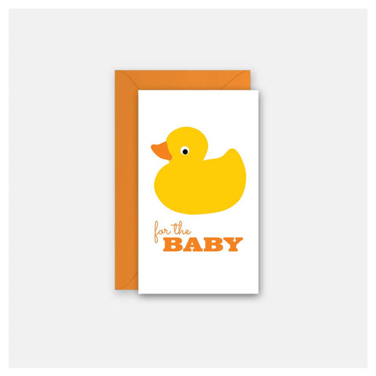 Rock Scissor Paper - Rubber Duckie - Gift Enclosure Card