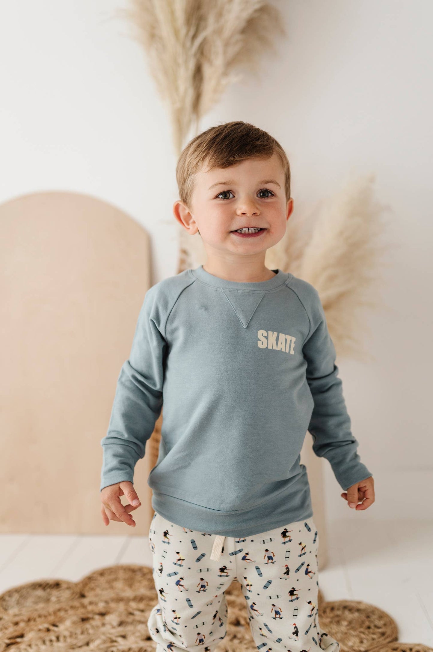 Babysprouts - Raglan Sweatshirt in Skate