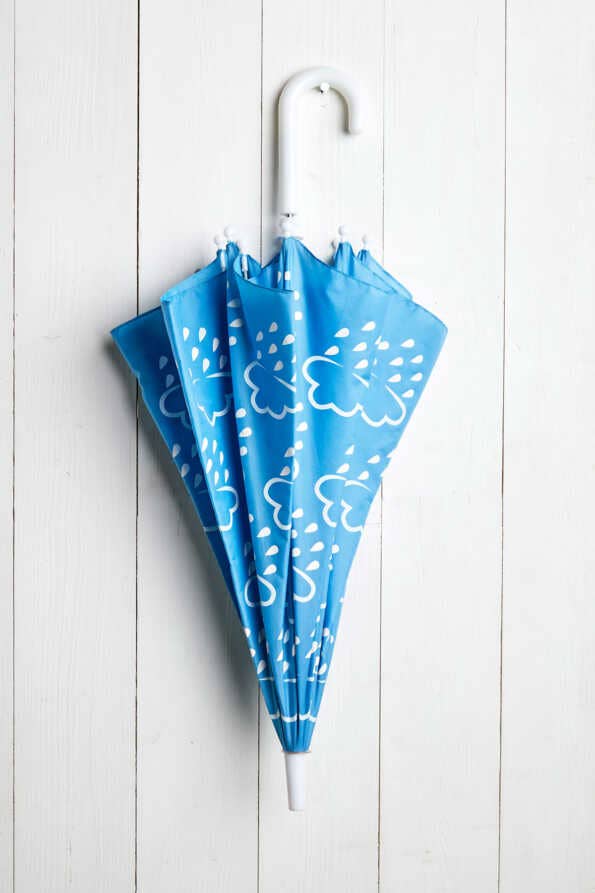 Grass & Air - Baby Blue Little Kids Colour-Changing Umbrella