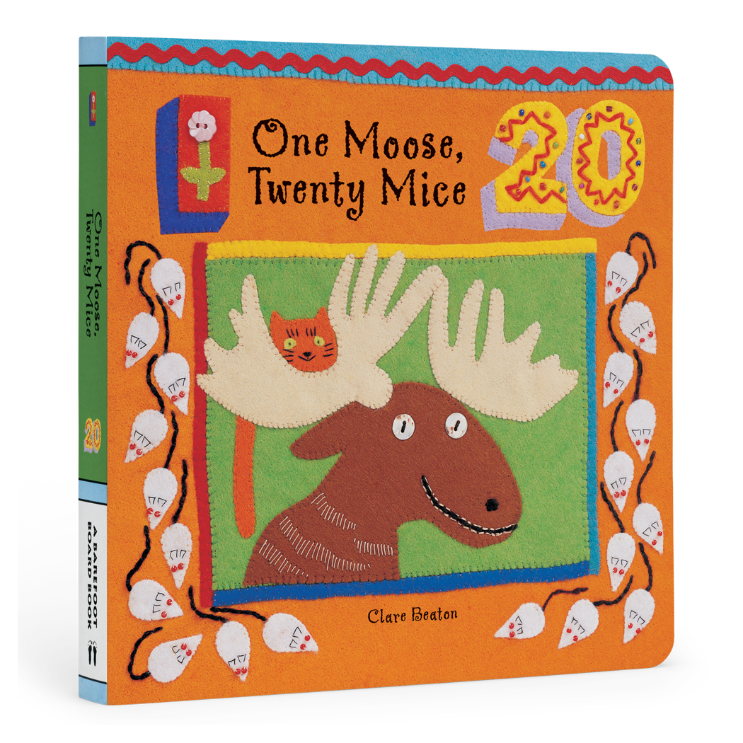 One Moose Twenty Mice: Board Book