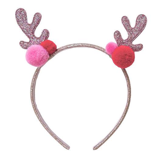 Rockahula Kids - Jolly Pom Pom Reindeer Ears Headband