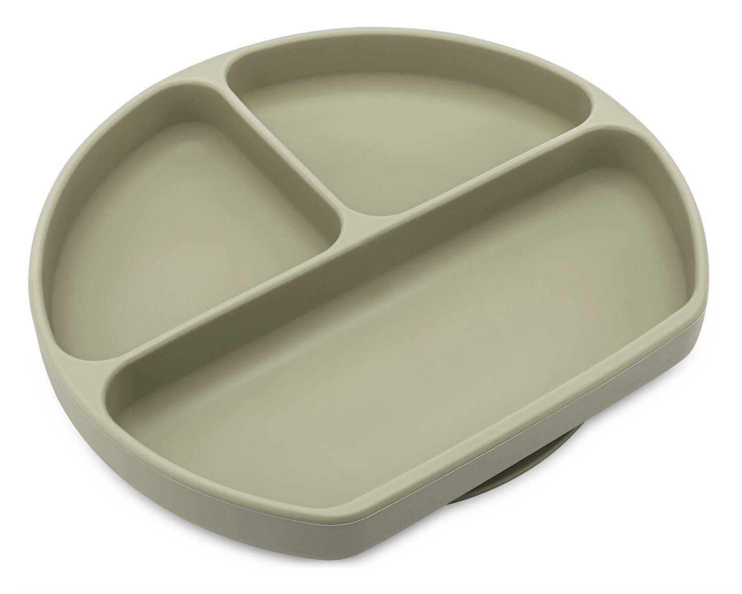 ava + oliver - Divided Suction Plate | Sage