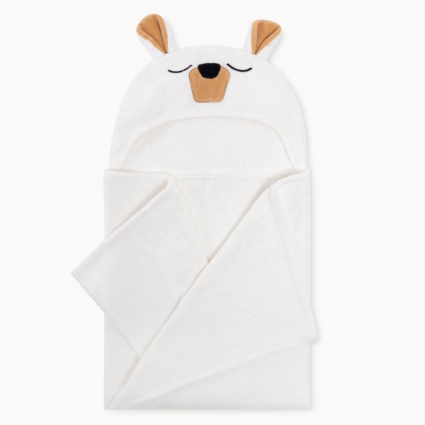 Natemia - Polar Bear Bamboo Hooded Towel for Kids