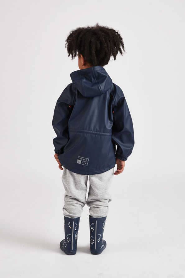 Grass & Air - Rain Jacket - Navy