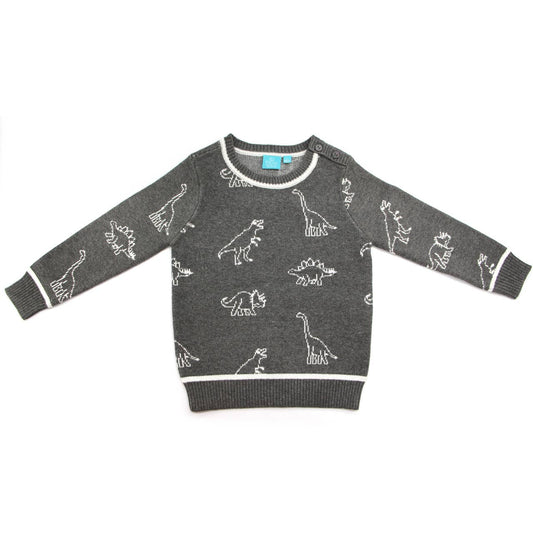 Bear Camp - Leon Dinosaur Sweater Toddler