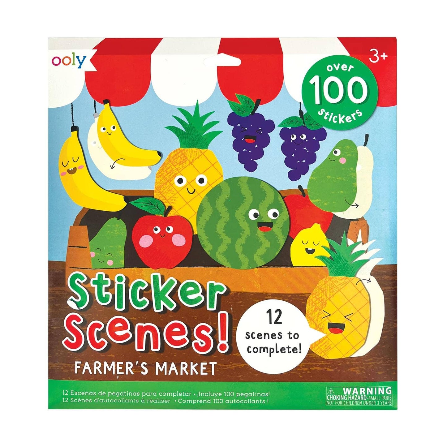 Ooly; Sticker Scenes! - Farmer's Market